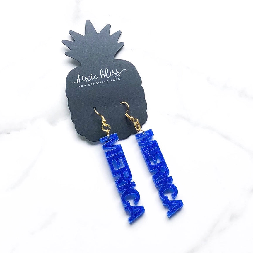 Pre-Order Merica Dangle Earrings