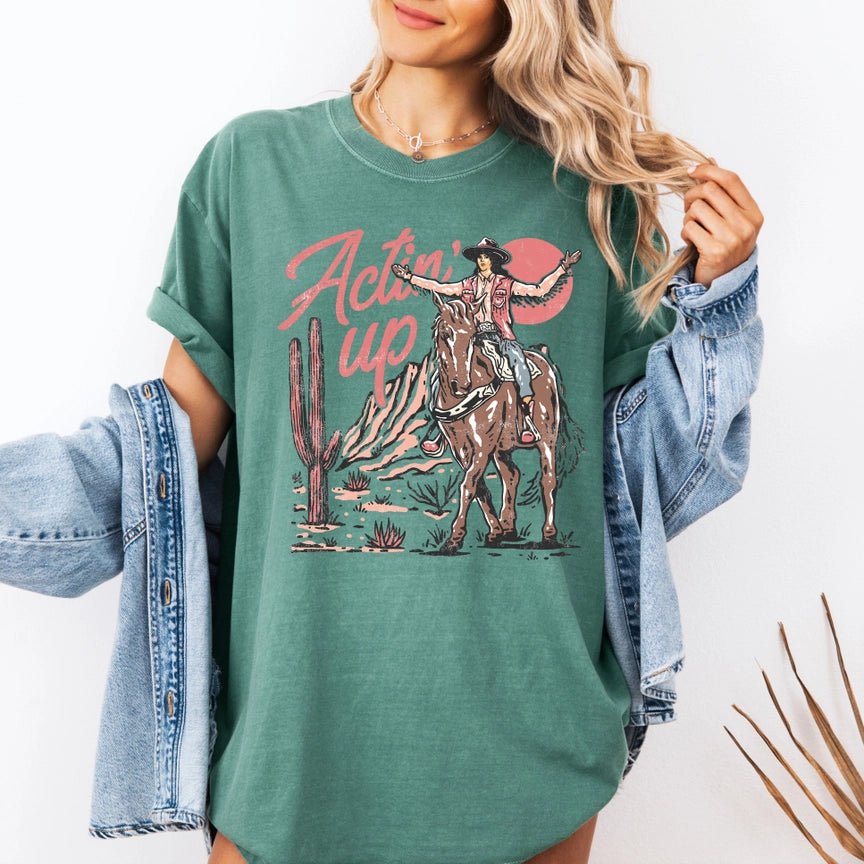 Pre-Order Western Actin Up Graphic Tee