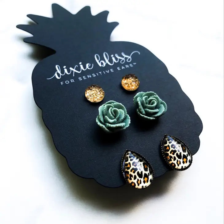 Pre-Order Faye 3-Pack Earrings