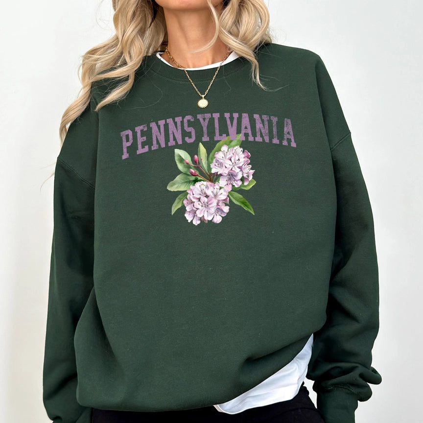 Pre-Order Pennsylvania State Flower Crew Neck
