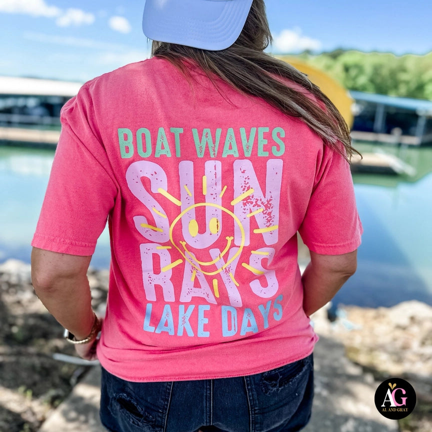 Pre-Order Boat Waves, Sun Rays, Lake Days Graphic Tee