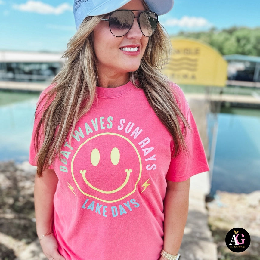 Pre-Order Boat Waves, Sun Rays, Lake Days Graphic Tee