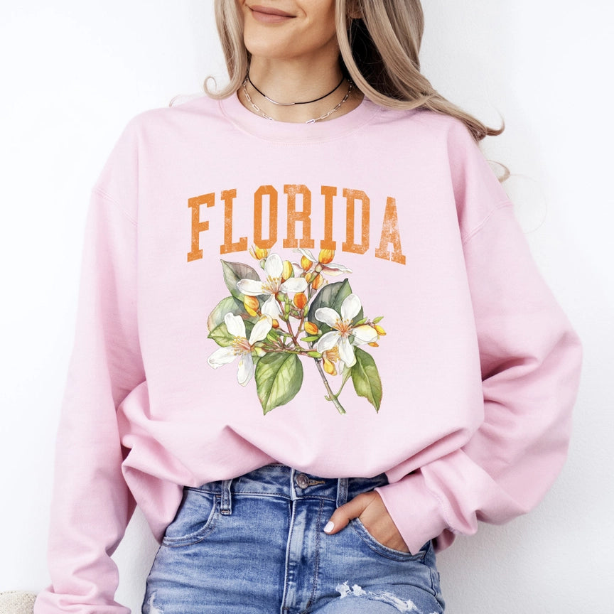 Pre-Order Floria State Flower Crew Neck