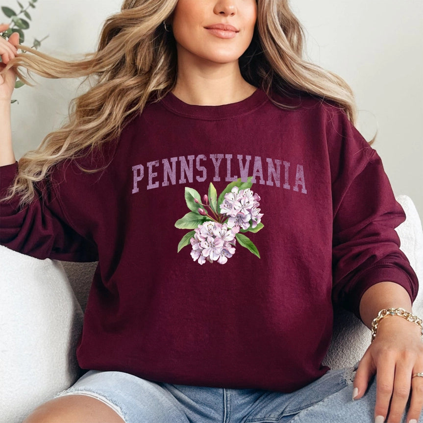 Pre-Order Pennsylvania State Flower Crew Neck