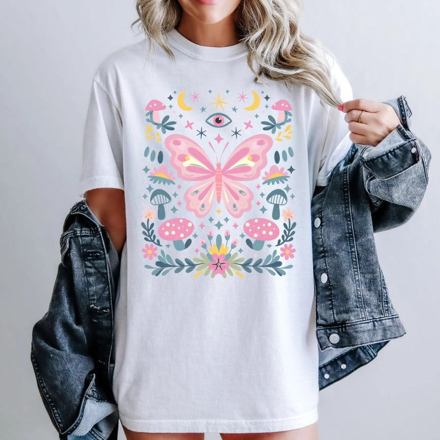 Pre-Order Celestial Butterfly Graphic Tee