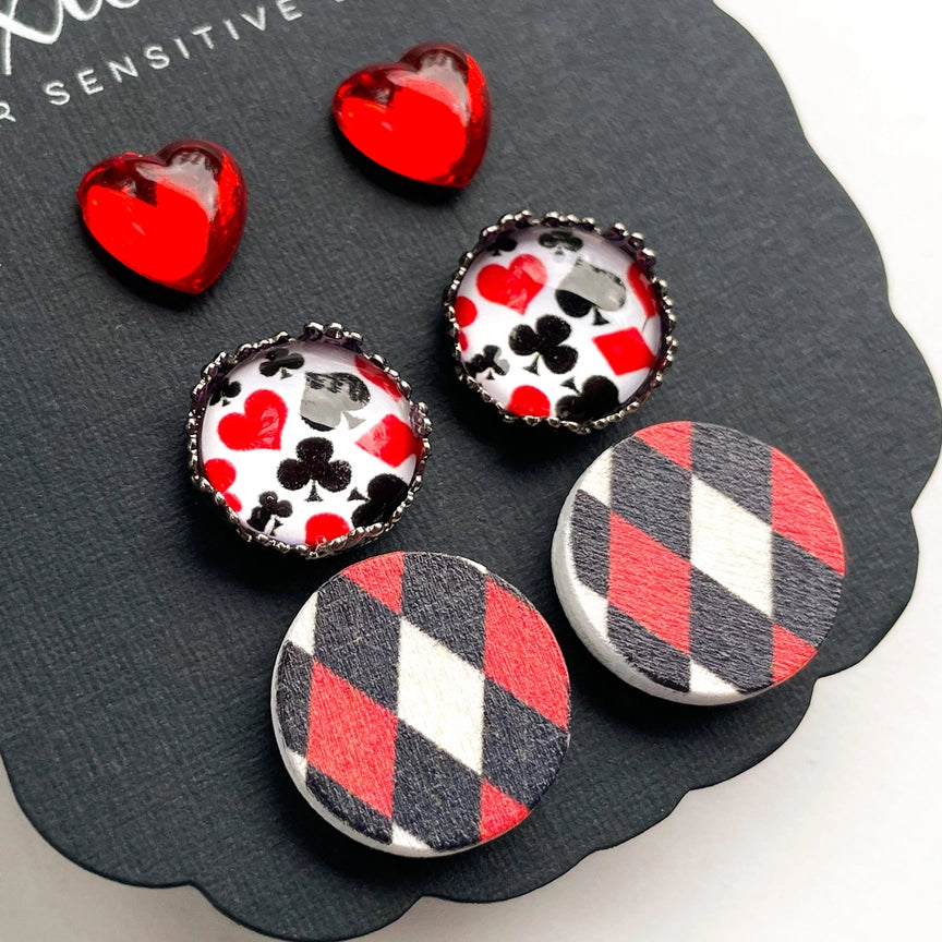 Pre-Order Queen of Hearts Earring Pack
