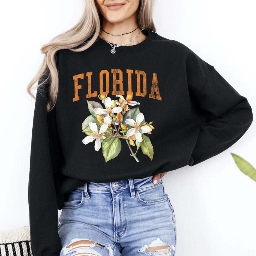 Pre-Order Floria State Flower Crew Neck