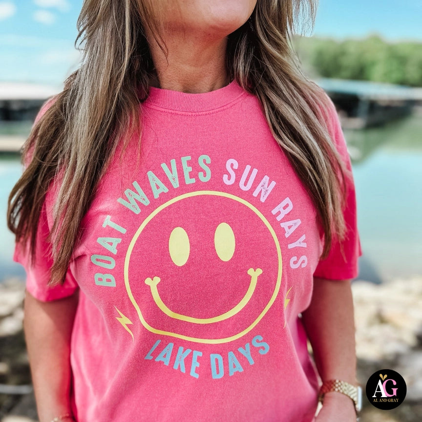 Pre-Order Boat Waves, Sun Rays, Lake Days Graphic Tee