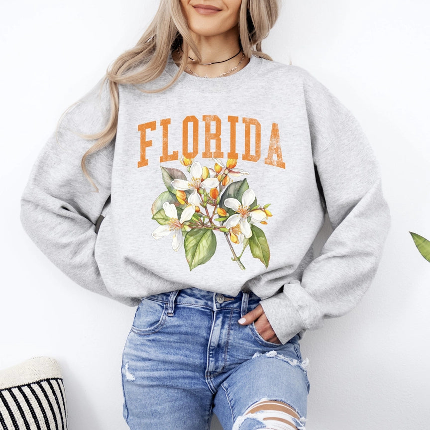 Pre-Order Floria State Flower Crew Neck