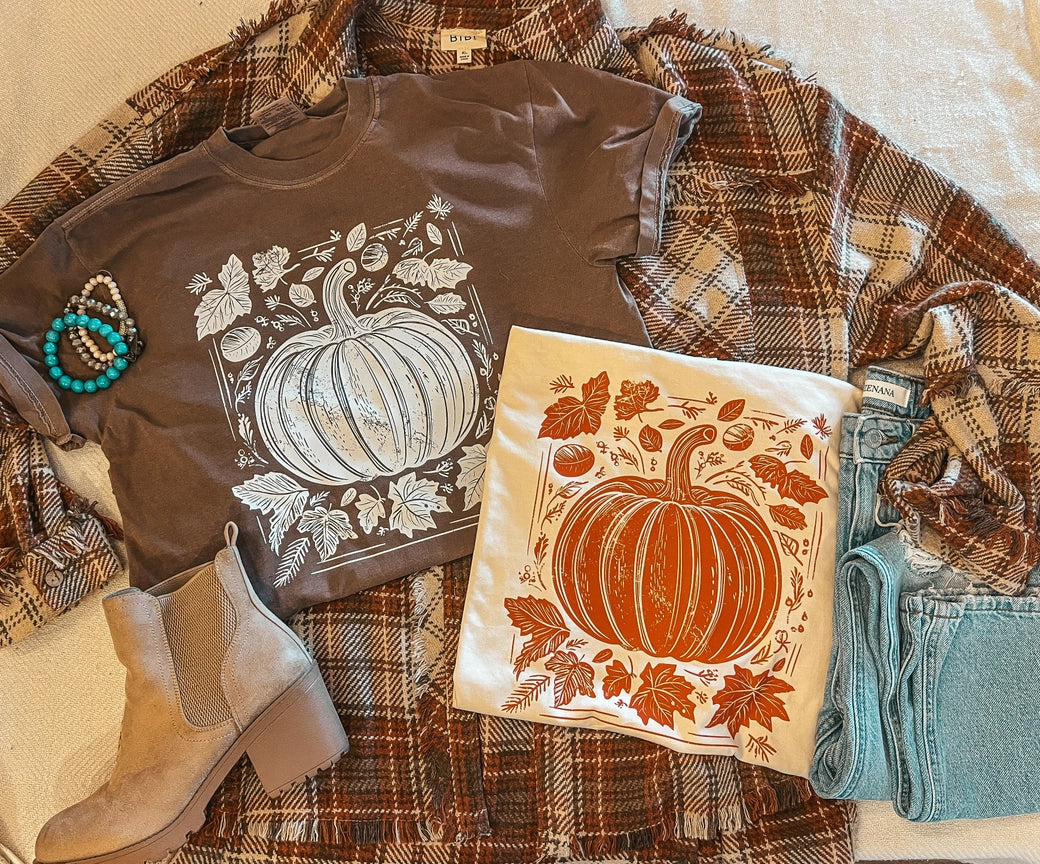 Pre-Order Fall Pumpkin Graphic Tee