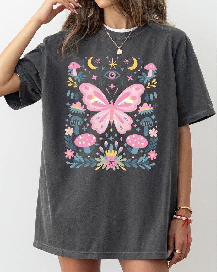 Pre-Order Celestial Butterfly Graphic Tee