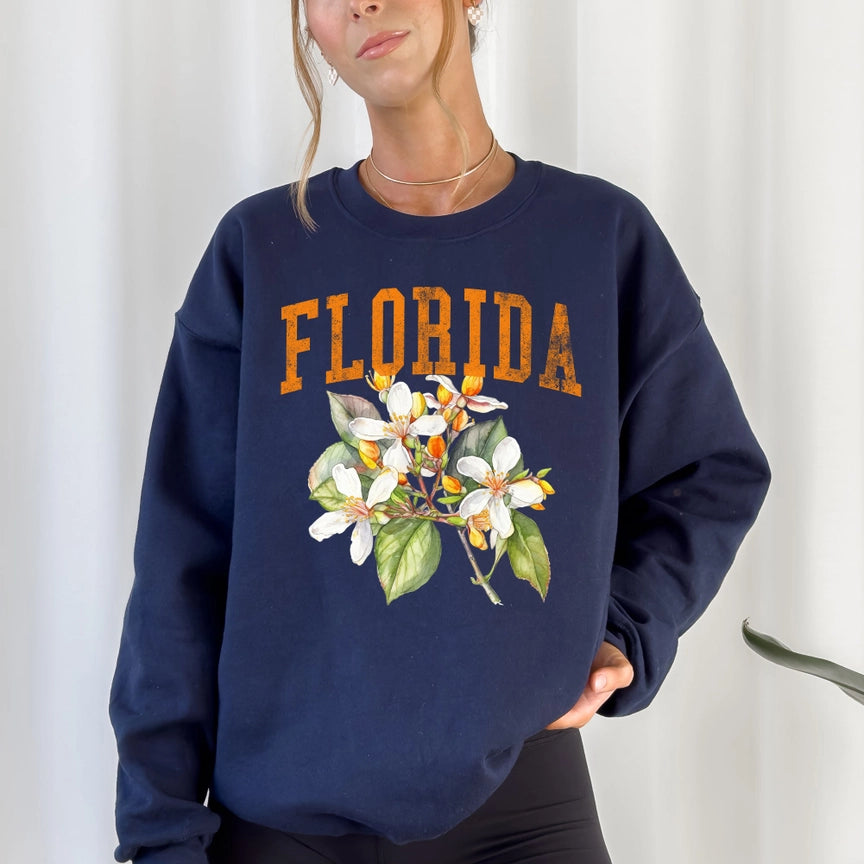 Pre-Order Floria State Flower Crew Neck