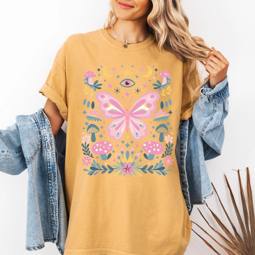 Pre-Order Celestial Butterfly Graphic Tee