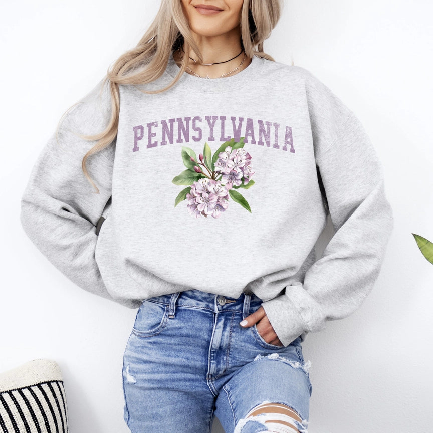 Pre-Order Pennsylvania State Flower Crew Neck