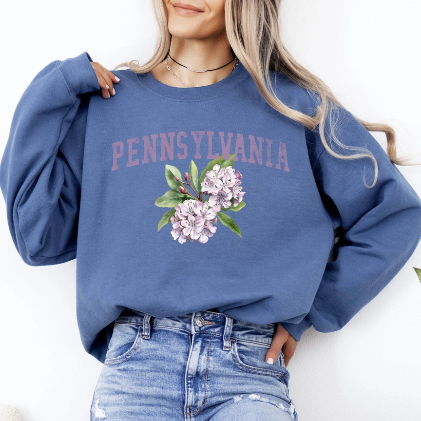 Pre-Order Pennsylvania State Flower Crew Neck