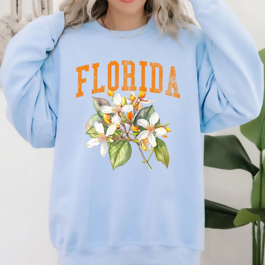 Pre-Order Floria State Flower Crew Neck