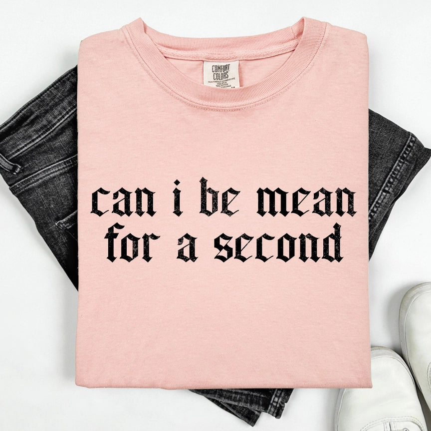 Pre-Order Can I Be Mean For A Second Graphic Tee