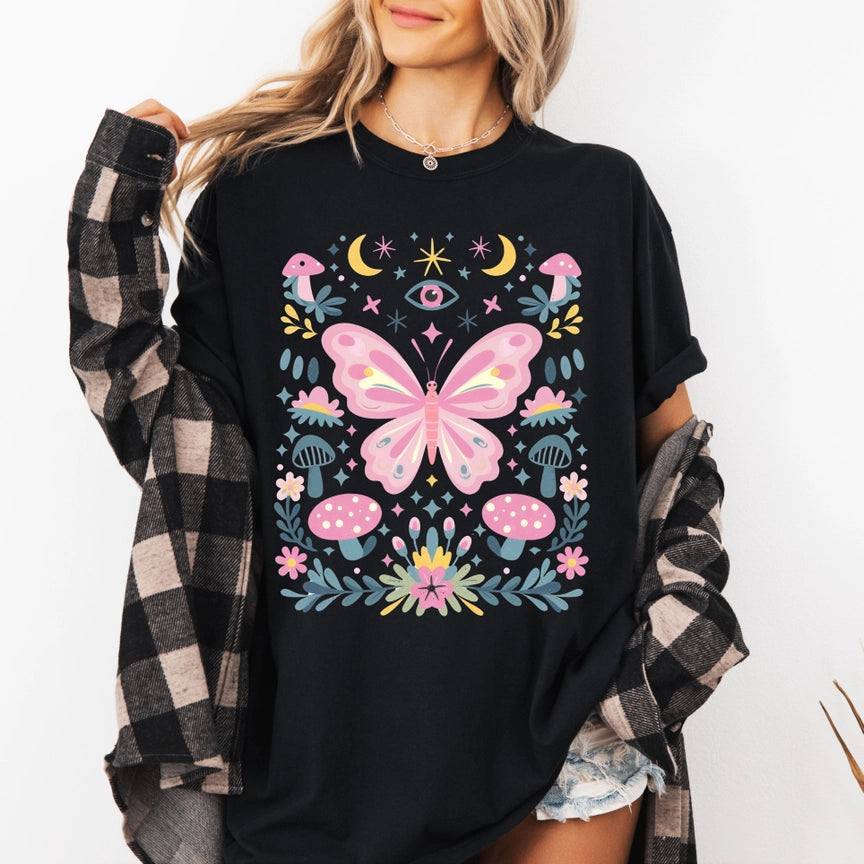 Pre-Order Celestial Butterfly Graphic Tee