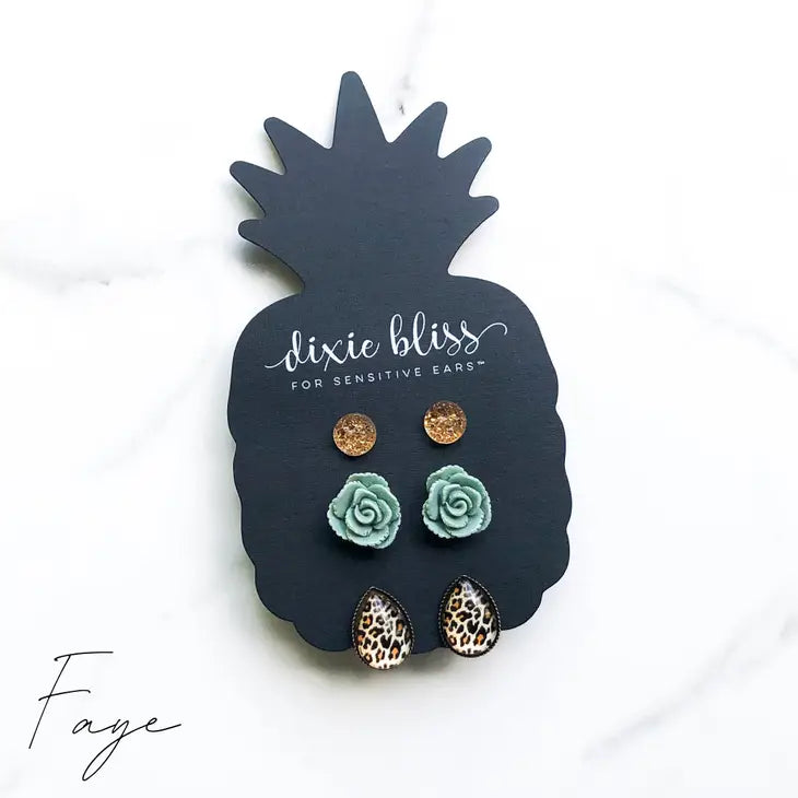 Pre-Order Faye 3-Pack Earrings
