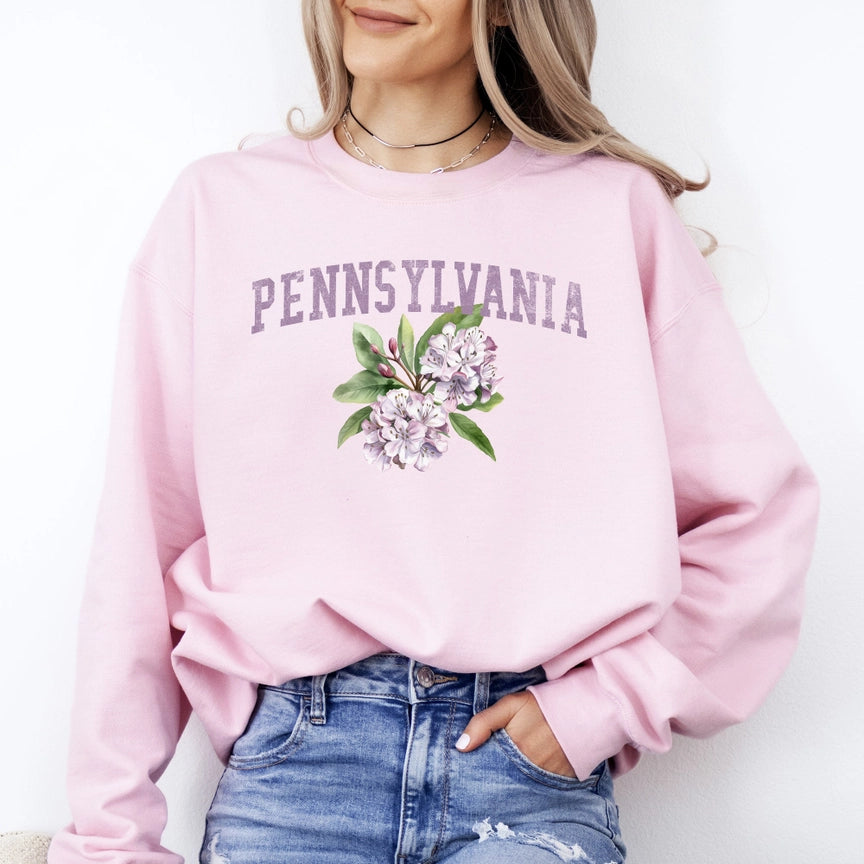Pre-Order Pennsylvania State Flower Crew Neck