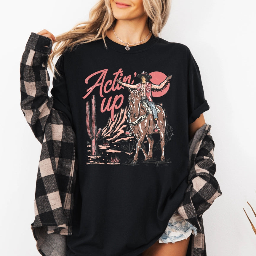 Pre-Order Western Actin Up Graphic Tee