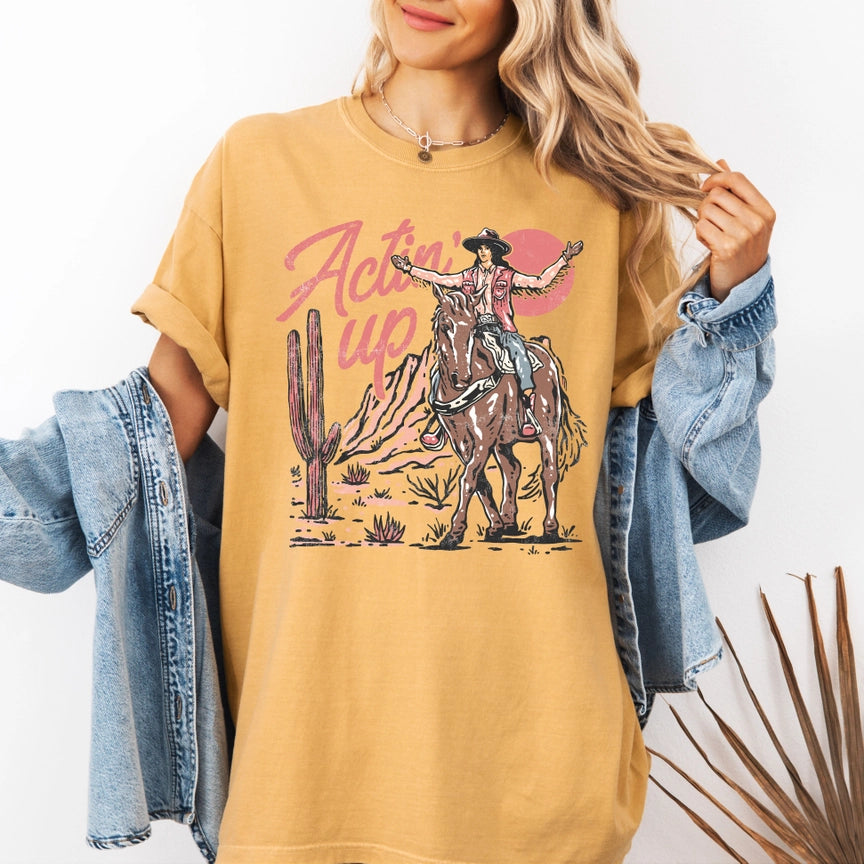 Pre-Order Western Actin Up Graphic Tee