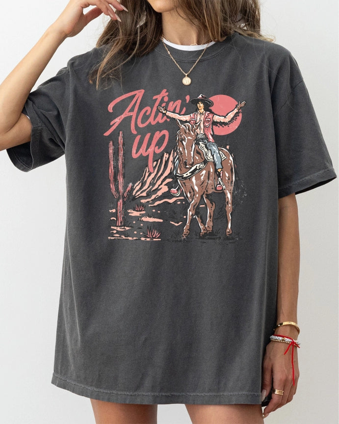 Pre-Order Western Actin Up Graphic Tee