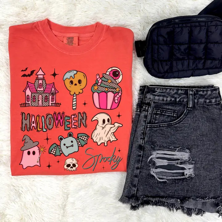 Pre-Order Halloween Emoticon Graphic Tee