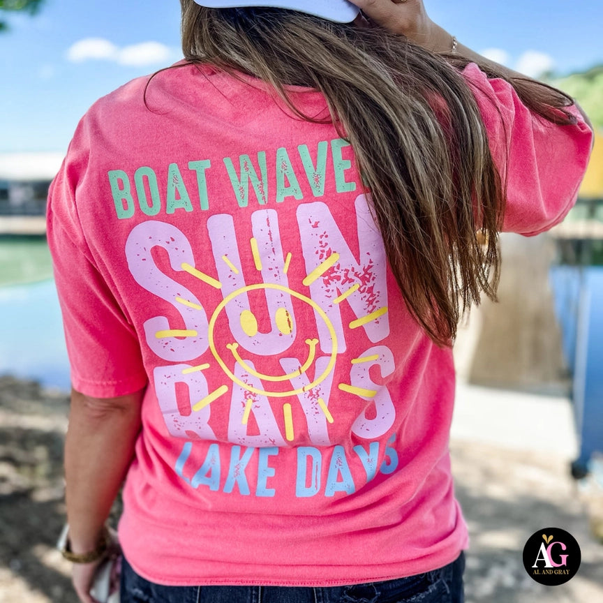 Pre-Order Boat Waves, Sun Rays, Lake Days Graphic Tee