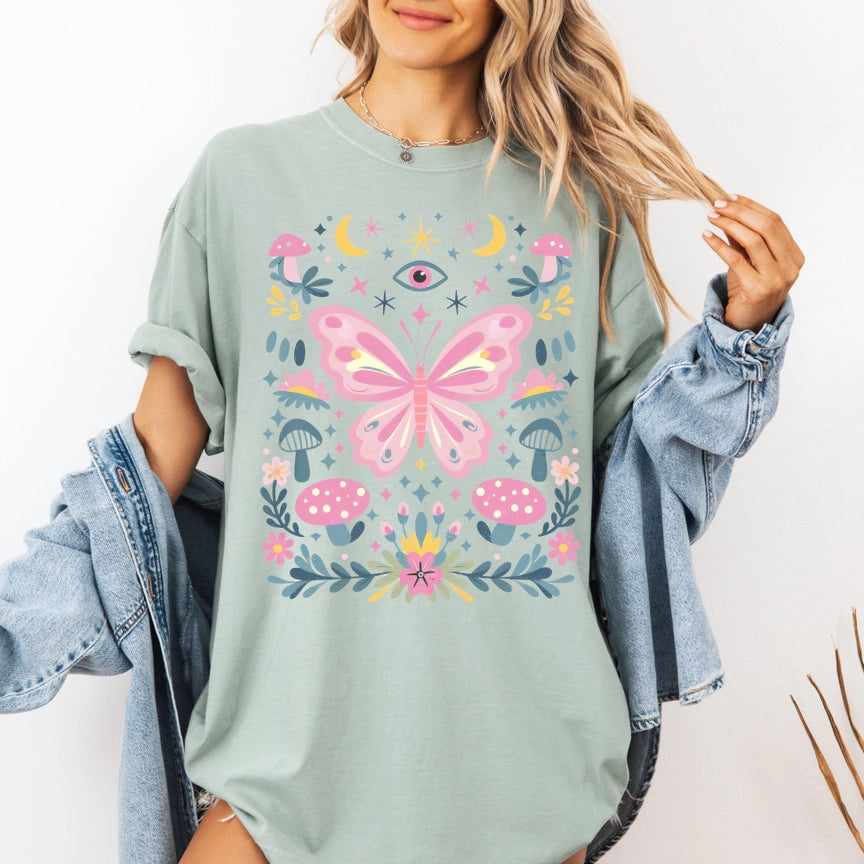 Pre-Order Celestial Butterfly Graphic Tee