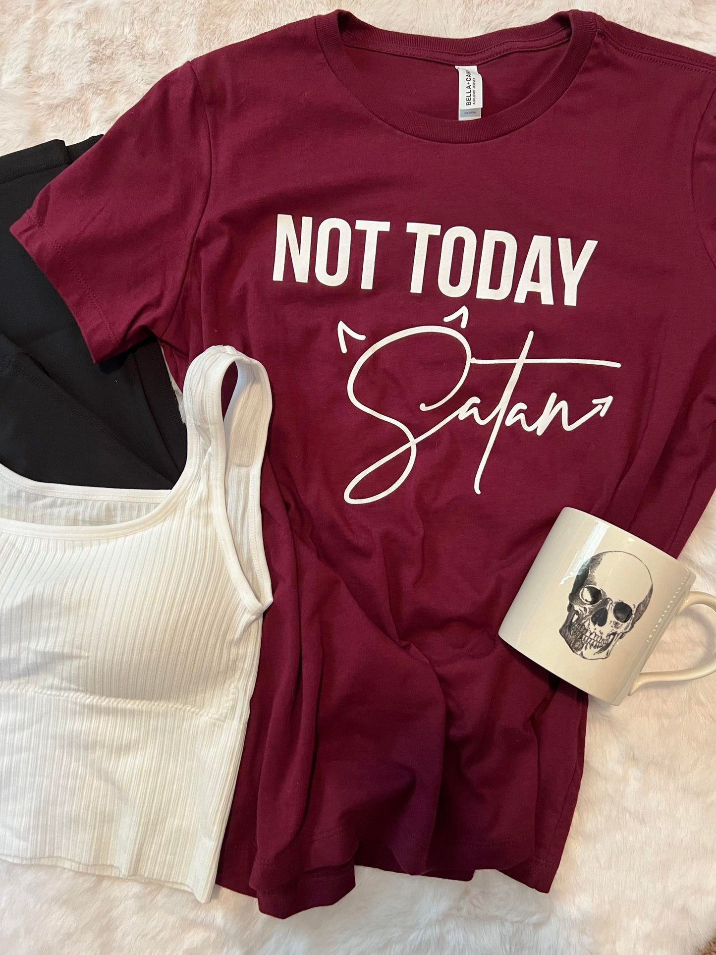 Not Today Satan Graphic Tee