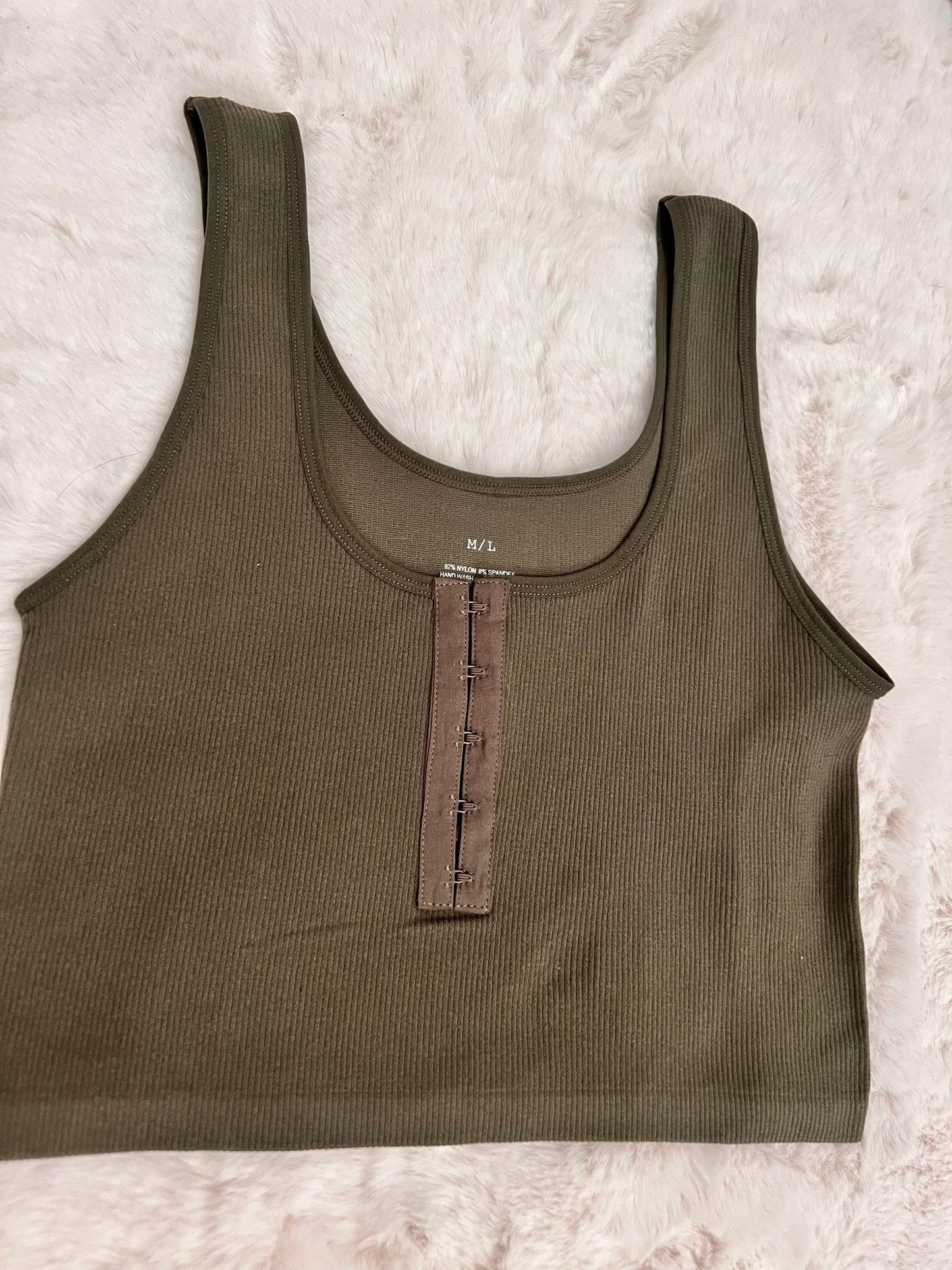 Hook It Up Ribbed Bralette/Crop