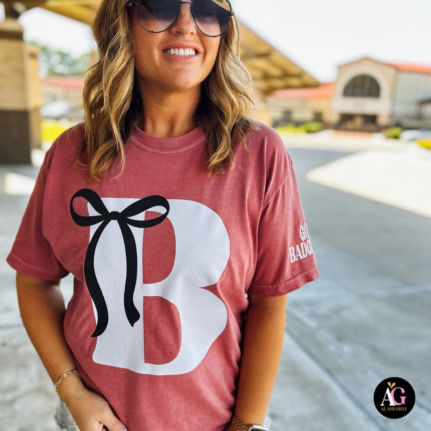 Pre-Order Custom School Initial Graphic Tee