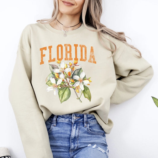 Pre-Order Floria State Flower Crew Neck