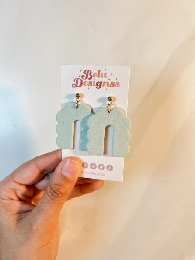 Pre-Order Cute Border Arch Polymer Clay Earring