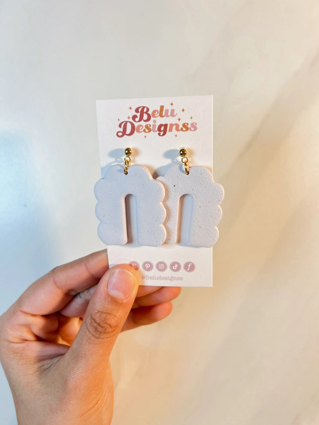 Pre-Order Cute Border Arch Polymer Clay Earring