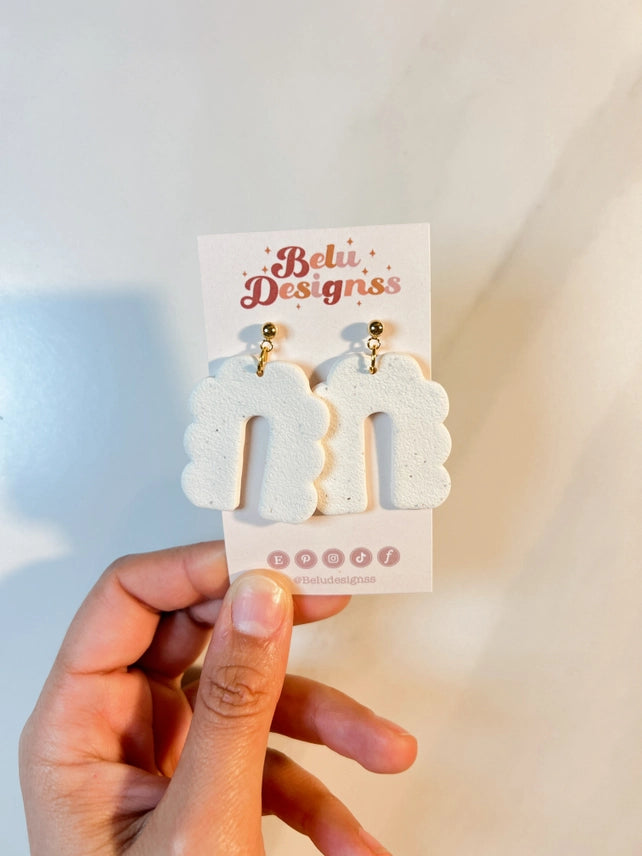 Pre-Order Cute Border Arch Polymer Clay Earring