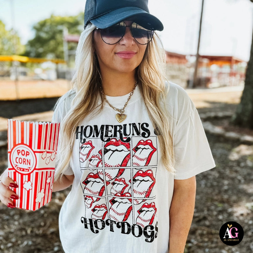 Pre-Order Home Runs & Hot Dogs Graphic Tee