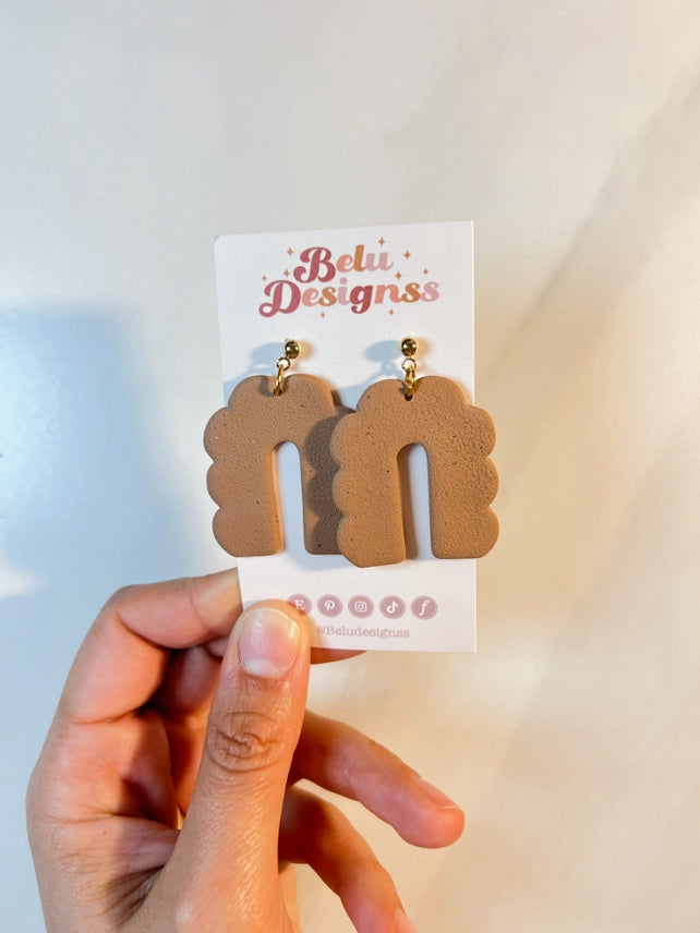 Pre-Order Cute Border Arch Polymer Clay Earring