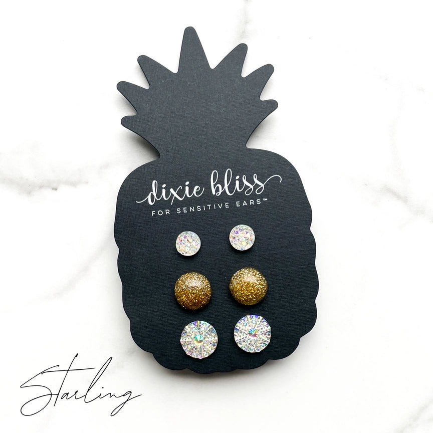 Pre-Order Starling 3 Pack Earrings