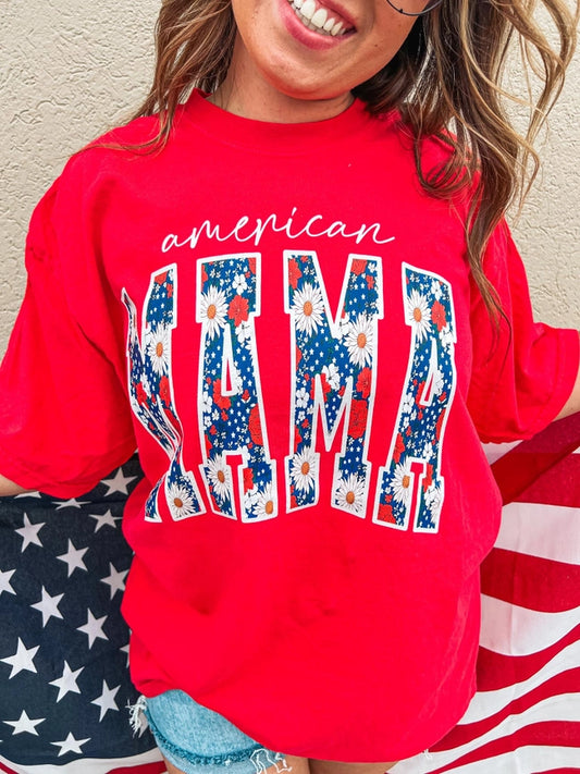 Pre-Order American Mama Graphic Tee