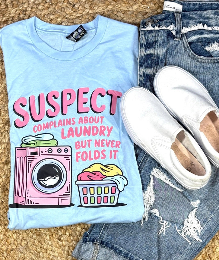 Pre-Order Laundry Suspect Graphic Tee