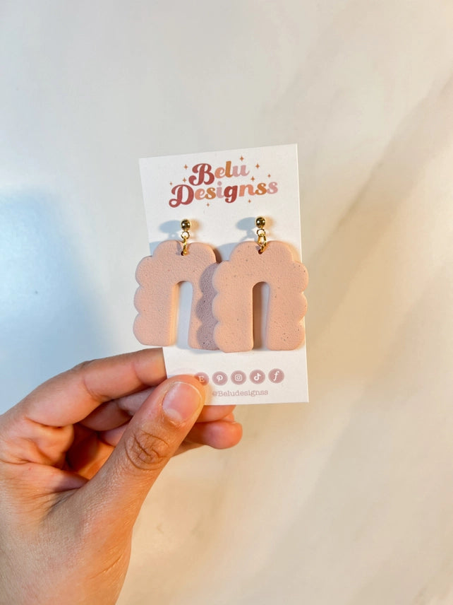 Pre-Order Cute Border Arch Polymer Clay Earring