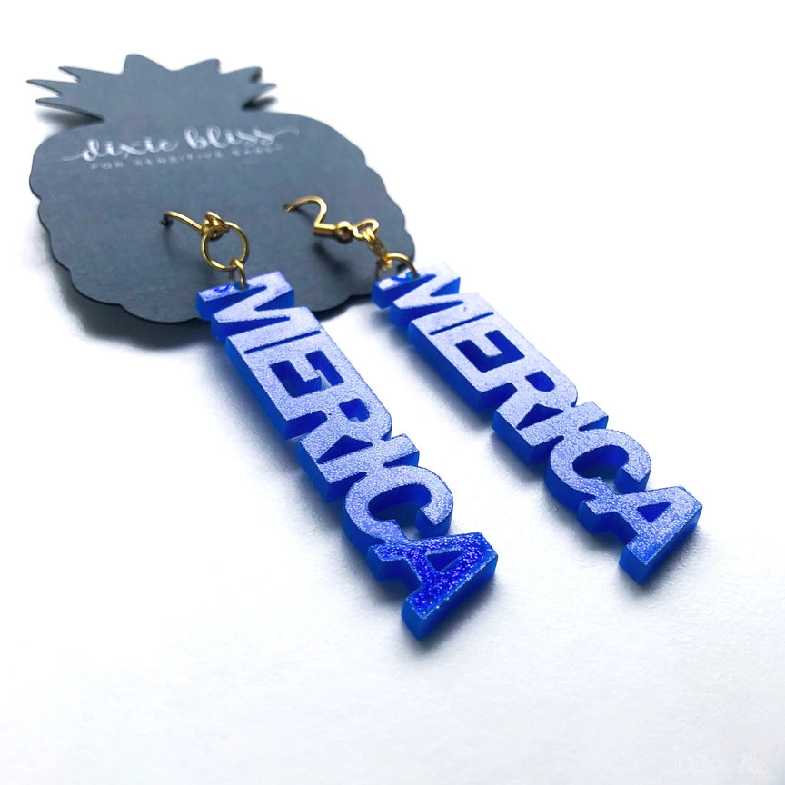 Pre-Order Merica Dangle Earrings