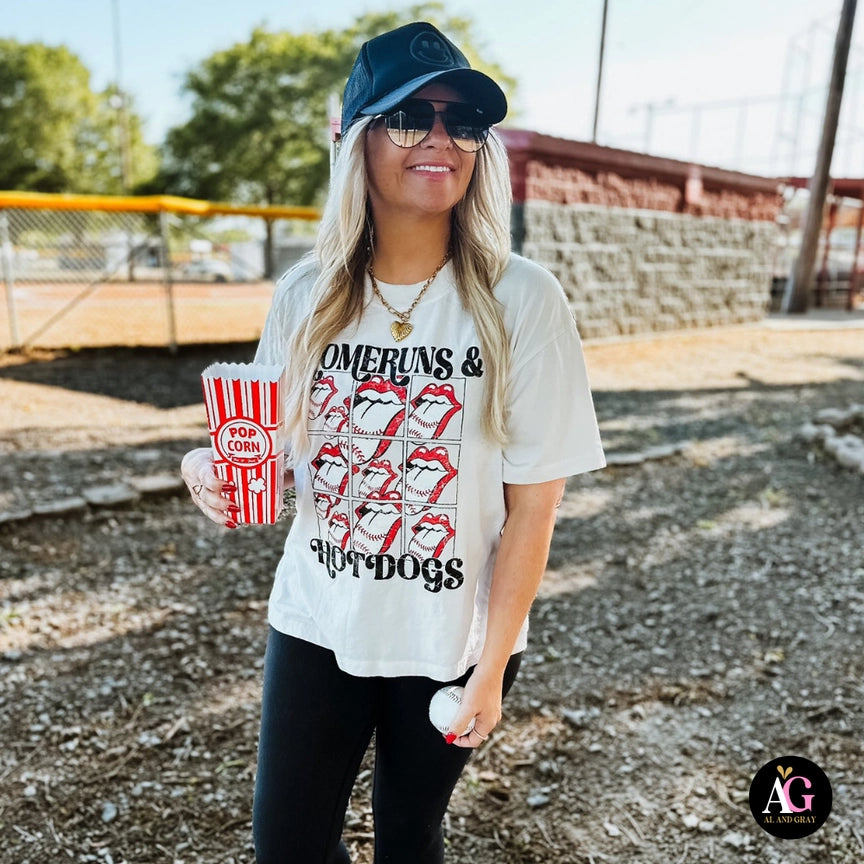 Pre-Order Home Runs & Hot Dogs Graphic Tee