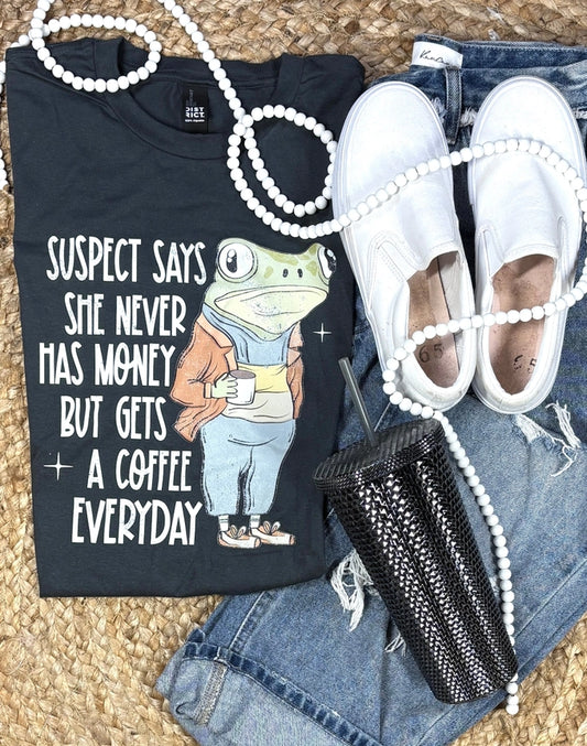 Pre-Order Coffee Suspect Graphic Tee