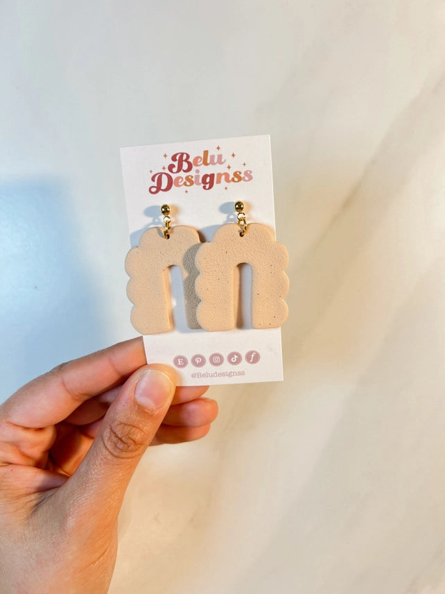 Pre-Order Cute Border Arch Polymer Clay Earring