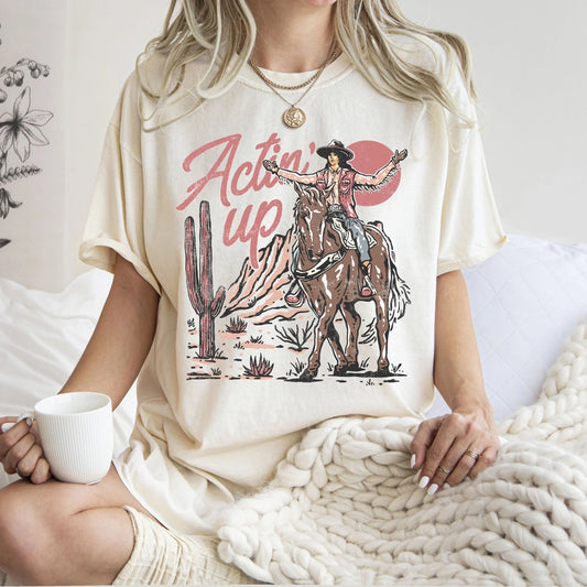 Pre-Order Western Actin Up Graphic Tee