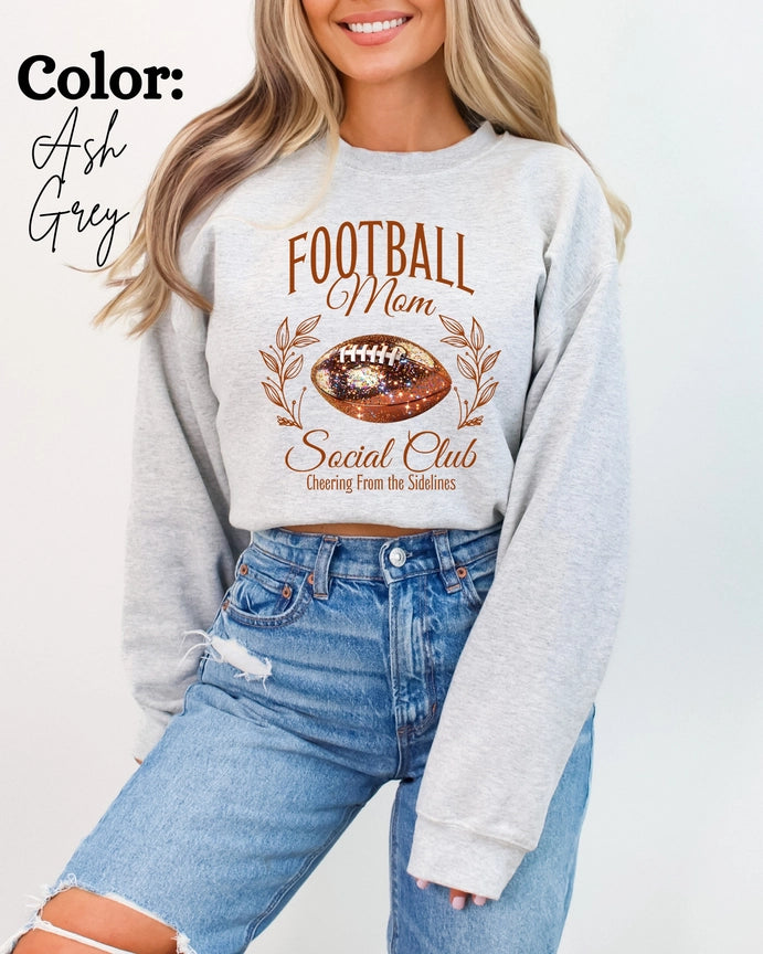 Pre-Order Football Mom Disco Crew Neck