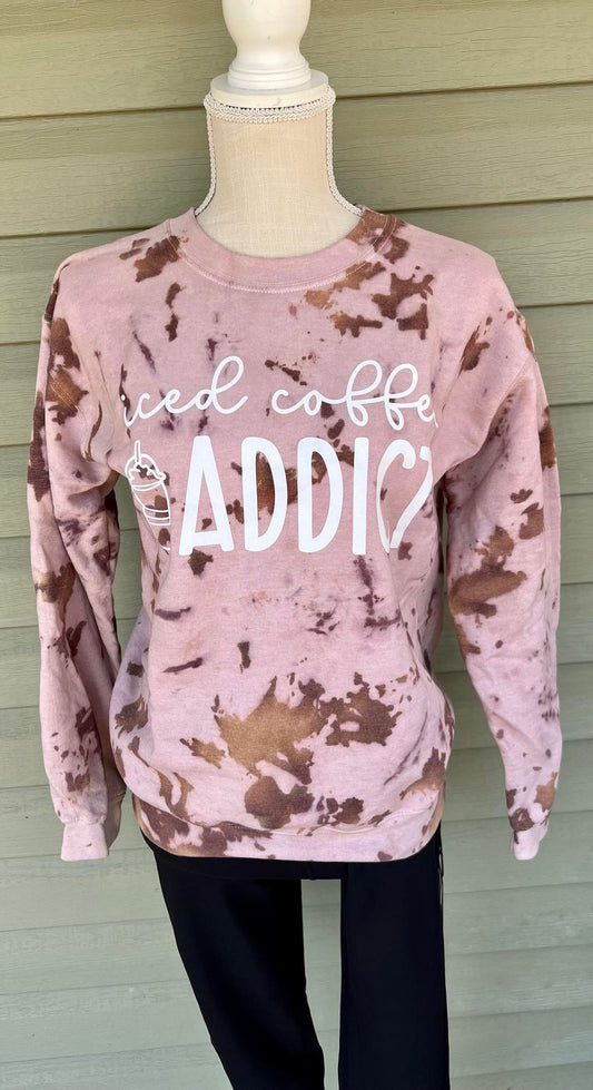 Iced Coffee Addict Crew Neck